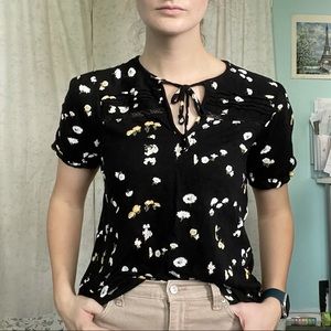 Lucky Brand Tie-front shirt